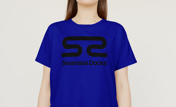 Swansea Docks (black logo) T-Shirt