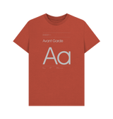 Rust Typeface  Tees - Avant Garde