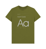 Moss Green Typeface  Tees - Avant Garde