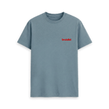 Stone Blue Printed T-shirt Front