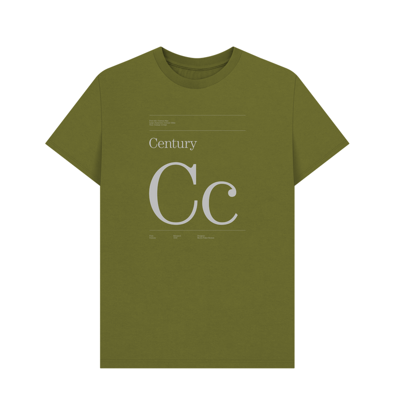 Moss Green Printed T-shirt