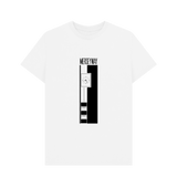 White Printed T-shirt Front