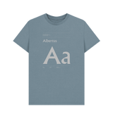 Stone Blue Typeface  Tees - Albertus