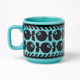 Magpie X Hornsea Mug - Fish (Teal)
