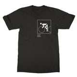 Otl Aicher pictogram 0602 (cycling) T-Shirt - White Print
