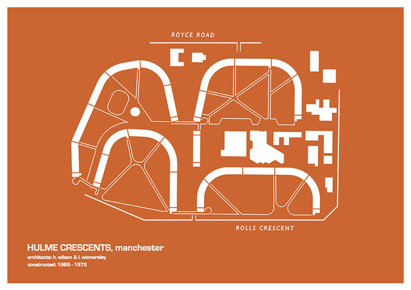 Hulme Crescents - print