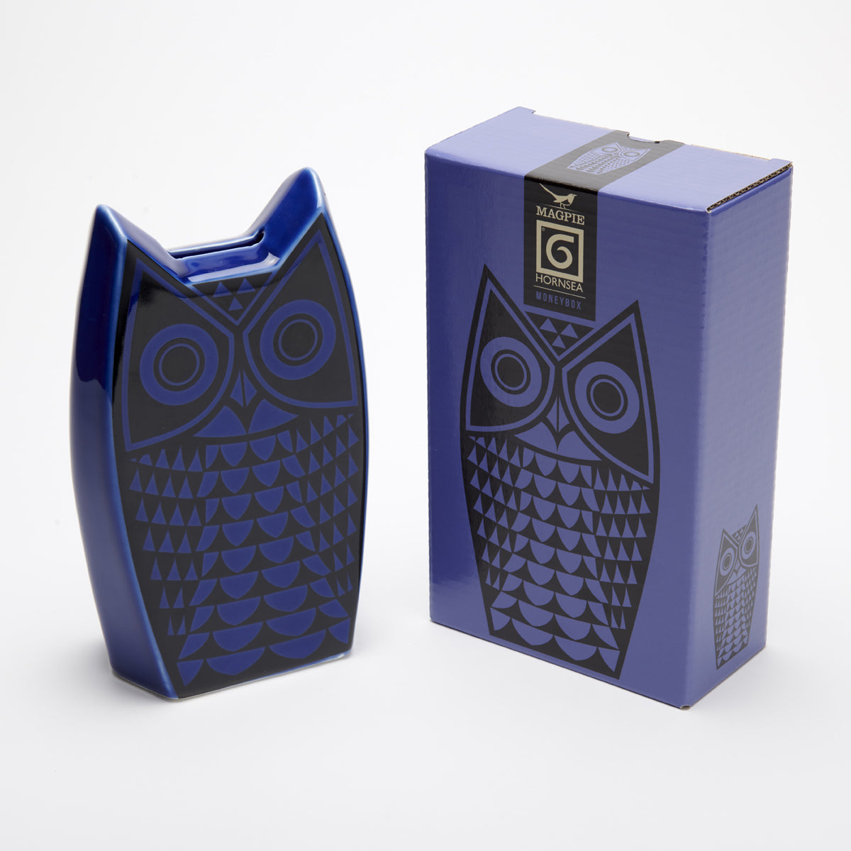 Hornsea Owl Moneybox Blue 貯金箱 イギリス 輸入 雑貨 ミッドセンチュリー 英国 ホーンジー レトロ おしゃれ 80870 Hornsea Owl Moneybox Blue 貯金箱 イギリス 輸入 雑貨 ミッド